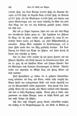 Bild der Seite - 322 - in Berg- und Gletscherfahrten in den Alpen in den Jahren 1860 bis 1869