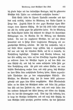 Bild der Seite - 415 - in Berg- und Gletscherfahrten in den Alpen in den Jahren 1860 bis 1869