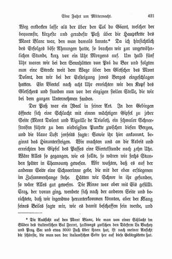 Bild der Seite - 421 - in Berg- und Gletscherfahrten in den Alpen in den Jahren 1860 bis 1869
