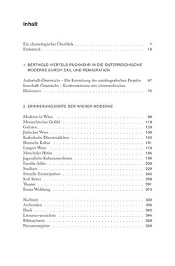 Image of the Page - (000005) - in Berthold Viertel - Eine Biografie der Wiener Moderne