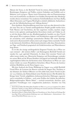 Image of the Page - 48 - in Berthold Viertel - Eine Biografie der Wiener Moderne