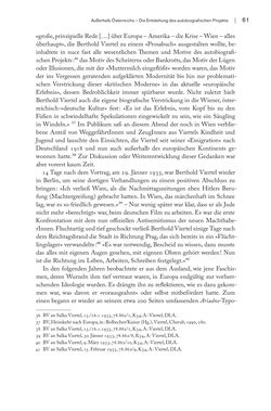 Image of the Page - 61 - in Berthold Viertel - Eine Biografie der Wiener Moderne