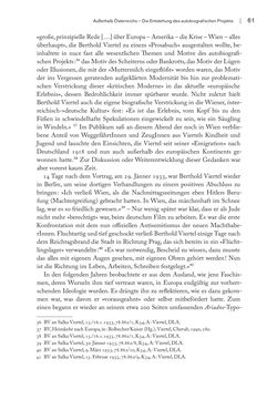 Image of the Page - 61 - in Berthold Viertel - Eine Biografie der Wiener Moderne