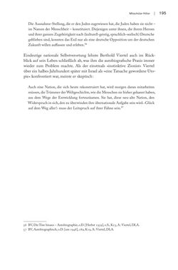 Image of the Page - 195 - in Berthold Viertel - Eine Biografie der Wiener Moderne