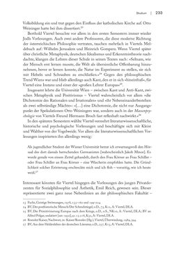 Bild der Seite - 233 - in Berthold Viertel - Eine Biografie der Wiener Moderne