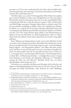 Image of the Page - 275 - in Berthold Viertel - Eine Biografie der Wiener Moderne