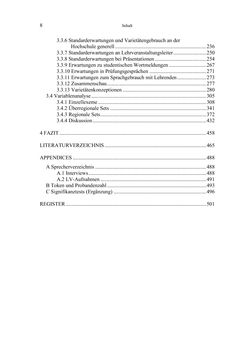 Image of the Page - (000010) - in Bewertungen – Erwartungen – Gebrauch - Sprachgebrauchsnormen zur inneren Mehrsprachigkeit an der Universität