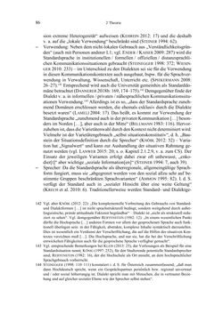 Image of the Page - 86 - in Bewertungen – Erwartungen – Gebrauch - Sprachgebrauchsnormen zur inneren Mehrsprachigkeit an der Universität