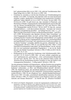Image of the Page - 106 - in Bewertungen – Erwartungen – Gebrauch - Sprachgebrauchsnormen zur inneren Mehrsprachigkeit an der Universität