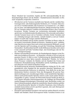 Image of the Page - 110 - in Bewertungen – Erwartungen – Gebrauch - Sprachgebrauchsnormen zur inneren Mehrsprachigkeit an der Universität