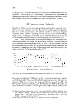 Image of the Page - 154 - in Bewertungen – Erwartungen – Gebrauch - Sprachgebrauchsnormen zur inneren Mehrsprachigkeit an der Universität
