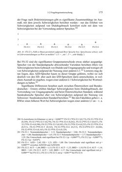 Image of the Page - 175 - in Bewertungen – Erwartungen – Gebrauch - Sprachgebrauchsnormen zur inneren Mehrsprachigkeit an der Universität