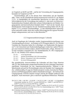 Image of the Page - 176 - in Bewertungen – Erwartungen – Gebrauch - Sprachgebrauchsnormen zur inneren Mehrsprachigkeit an der Universität