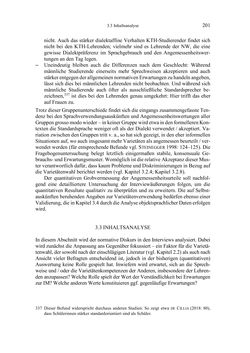 Image of the Page - 201 - in Bewertungen – Erwartungen – Gebrauch - Sprachgebrauchsnormen zur inneren Mehrsprachigkeit an der Universität