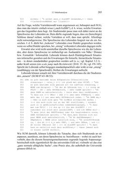 Image of the Page - 205 - in Bewertungen – Erwartungen – Gebrauch - Sprachgebrauchsnormen zur inneren Mehrsprachigkeit an der Universität