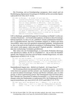Image of the Page - 209 - in Bewertungen – Erwartungen – Gebrauch - Sprachgebrauchsnormen zur inneren Mehrsprachigkeit an der Universität