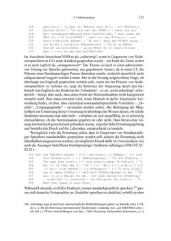Image of the Page - 211 - in Bewertungen – Erwartungen – Gebrauch - Sprachgebrauchsnormen zur inneren Mehrsprachigkeit an der Universität