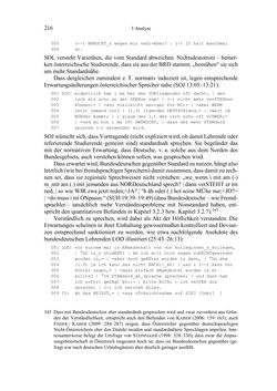 Bild der Seite - 216 - in Bewertungen – Erwartungen – Gebrauch - Sprachgebrauchsnormen zur inneren Mehrsprachigkeit an der Universität