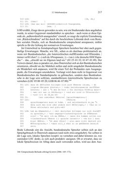 Bild der Seite - 217 - in Bewertungen – Erwartungen – Gebrauch - Sprachgebrauchsnormen zur inneren Mehrsprachigkeit an der Universität