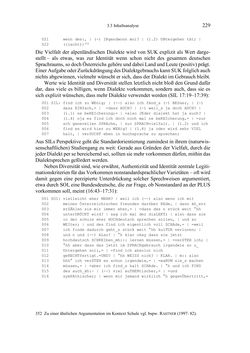 Image of the Page - 229 - in Bewertungen – Erwartungen – Gebrauch - Sprachgebrauchsnormen zur inneren Mehrsprachigkeit an der Universität