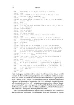 Image of the Page - 234 - in Bewertungen – Erwartungen – Gebrauch - Sprachgebrauchsnormen zur inneren Mehrsprachigkeit an der Universität