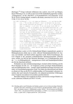 Image of the Page - 240 - in Bewertungen – Erwartungen – Gebrauch - Sprachgebrauchsnormen zur inneren Mehrsprachigkeit an der Universität