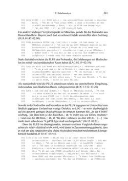 Image of the Page - 241 - in Bewertungen – Erwartungen – Gebrauch - Sprachgebrauchsnormen zur inneren Mehrsprachigkeit an der Universität