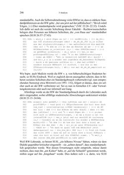 Image of the Page - 246 - in Bewertungen – Erwartungen – Gebrauch - Sprachgebrauchsnormen zur inneren Mehrsprachigkeit an der Universität