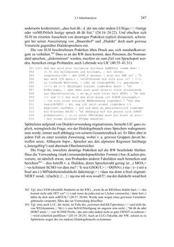 Image of the Page - 247 - in Bewertungen – Erwartungen – Gebrauch - Sprachgebrauchsnormen zur inneren Mehrsprachigkeit an der Universität