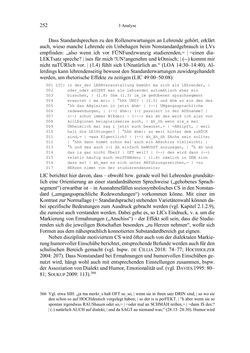 Image of the Page - 252 - in Bewertungen – Erwartungen – Gebrauch - Sprachgebrauchsnormen zur inneren Mehrsprachigkeit an der Universität