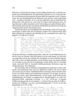 Image of the Page - 256 - in Bewertungen – Erwartungen – Gebrauch - Sprachgebrauchsnormen zur inneren Mehrsprachigkeit an der Universität