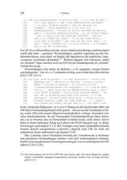Image of the Page - 268 - in Bewertungen – Erwartungen – Gebrauch - Sprachgebrauchsnormen zur inneren Mehrsprachigkeit an der Universität