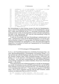 Image of the Page - 271 - in Bewertungen – Erwartungen – Gebrauch - Sprachgebrauchsnormen zur inneren Mehrsprachigkeit an der Universität