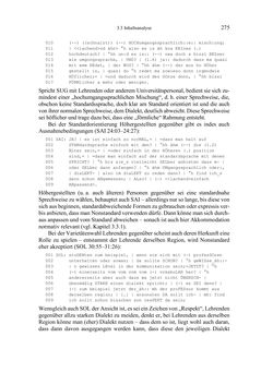 Image of the Page - 275 - in Bewertungen – Erwartungen – Gebrauch - Sprachgebrauchsnormen zur inneren Mehrsprachigkeit an der Universität