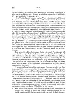 Image of the Page - 278 - in Bewertungen – Erwartungen – Gebrauch - Sprachgebrauchsnormen zur inneren Mehrsprachigkeit an der Universität