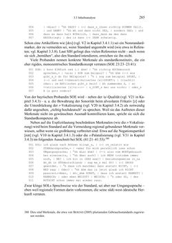 Image of the Page - 285 - in Bewertungen – Erwartungen – Gebrauch - Sprachgebrauchsnormen zur inneren Mehrsprachigkeit an der Universität