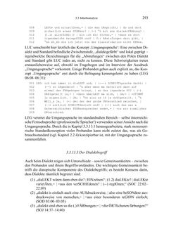 Image of the Page - 293 - in Bewertungen – Erwartungen – Gebrauch - Sprachgebrauchsnormen zur inneren Mehrsprachigkeit an der Universität