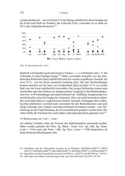 Image of the Page - 312 - in Bewertungen – Erwartungen – Gebrauch - Sprachgebrauchsnormen zur inneren Mehrsprachigkeit an der Universität