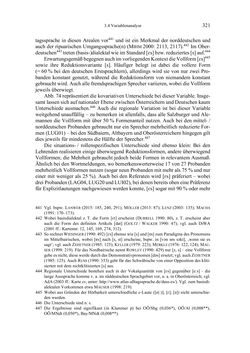 Image of the Page - 321 - in Bewertungen – Erwartungen – Gebrauch - Sprachgebrauchsnormen zur inneren Mehrsprachigkeit an der Universität