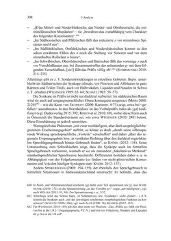 Image of the Page - 398 - in Bewertungen – Erwartungen – Gebrauch - Sprachgebrauchsnormen zur inneren Mehrsprachigkeit an der Universität