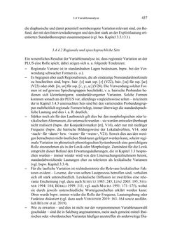 Image of the Page - 437 - in Bewertungen – Erwartungen – Gebrauch - Sprachgebrauchsnormen zur inneren Mehrsprachigkeit an der Universität