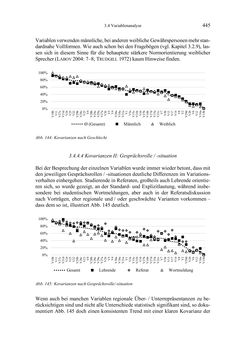 Image of the Page - 445 - in Bewertungen – Erwartungen – Gebrauch - Sprachgebrauchsnormen zur inneren Mehrsprachigkeit an der Universität