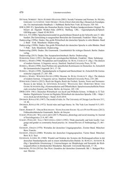 Image of the Page - 470 - in Bewertungen – Erwartungen – Gebrauch - Sprachgebrauchsnormen zur inneren Mehrsprachigkeit an der Universität