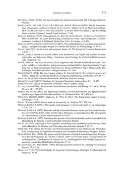 Image of the Page - 471 - in Bewertungen – Erwartungen – Gebrauch - Sprachgebrauchsnormen zur inneren Mehrsprachigkeit an der Universität