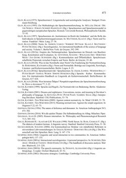 Image of the Page - 473 - in Bewertungen – Erwartungen – Gebrauch - Sprachgebrauchsnormen zur inneren Mehrsprachigkeit an der Universität