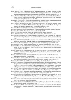 Image of the Page - 474 - in Bewertungen – Erwartungen – Gebrauch - Sprachgebrauchsnormen zur inneren Mehrsprachigkeit an der Universität