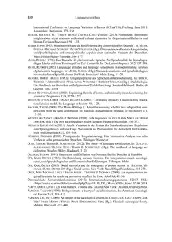 Image of the Page - 480 - in Bewertungen – Erwartungen – Gebrauch - Sprachgebrauchsnormen zur inneren Mehrsprachigkeit an der Universität