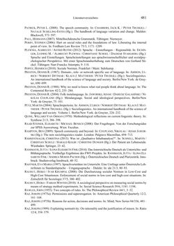 Image of the Page - 481 - in Bewertungen – Erwartungen – Gebrauch - Sprachgebrauchsnormen zur inneren Mehrsprachigkeit an der Universität