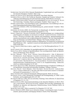 Image of the Page - 483 - in Bewertungen – Erwartungen – Gebrauch - Sprachgebrauchsnormen zur inneren Mehrsprachigkeit an der Universität
