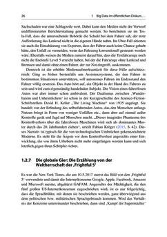 Image of the Page - 26 - in Die Big-Data-Debatte - Chancen und Risiken der digital vernetzten Gesellschaft